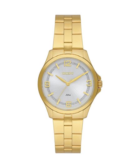 relógio orient analógico fgss0227 s2kx dourado UNICO