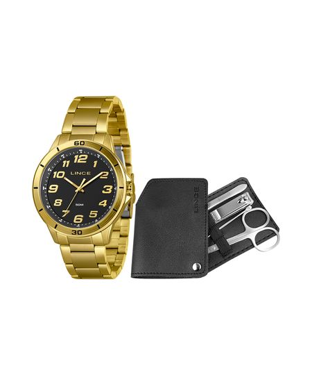 relógio lince analógico mrgm003l46 ka62p2kx dourado UNICO