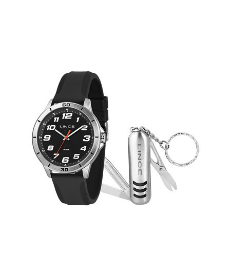 relógio lince analógico mrpm003l46 ka61p2px prateado UNICO