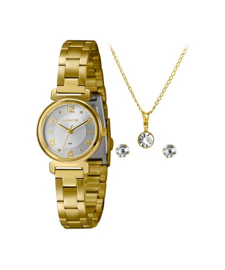 relógio lince analógico lrgh176l28 k01es2kx dourado UNICO