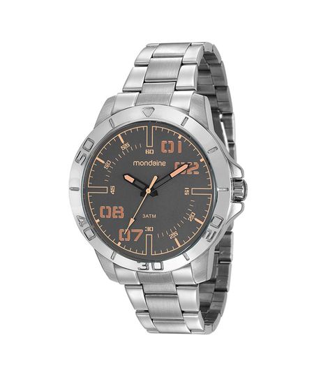 relógio mondaine analógico 99252g0mvne2ke prateado UNICO