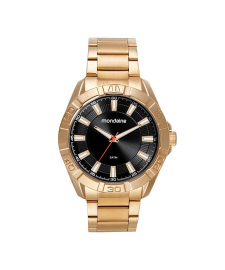 relógio mondaine analógico 32653gpmvde1k dourado UNICO