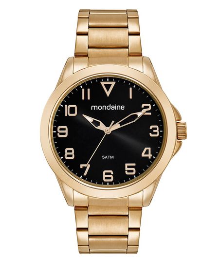 relógio mondaine analógico 32605gpmvde1kb dourado UNICO relógio mondaine analógico 32605gpmvde1kb dourado UNICO
