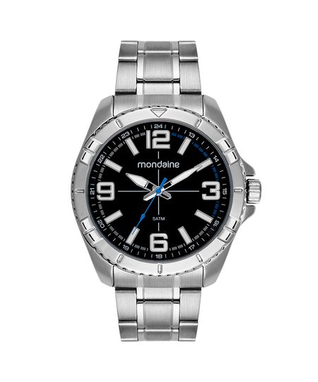 relógio mondaine analógico 32639g0mvne3k prateado UNICO