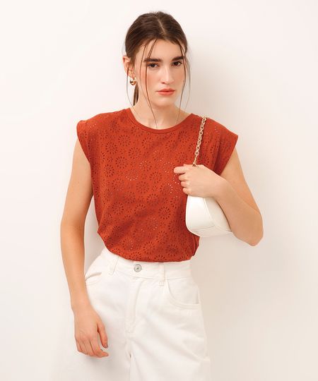 regata muscle de laise laranja PP regata muscle de laise laranja PP