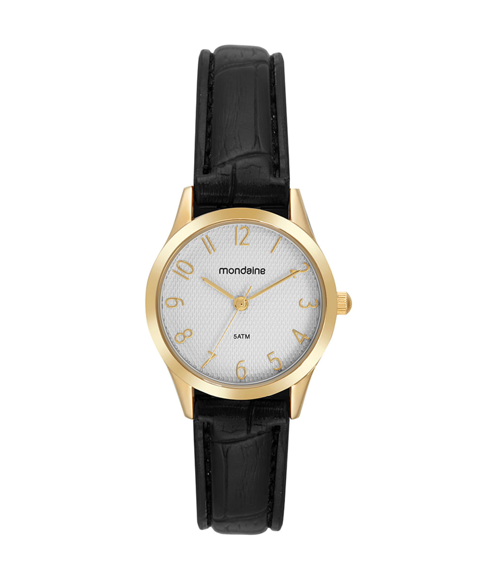relógio mondaine analógico 32794lpmkdh1k1 dourado