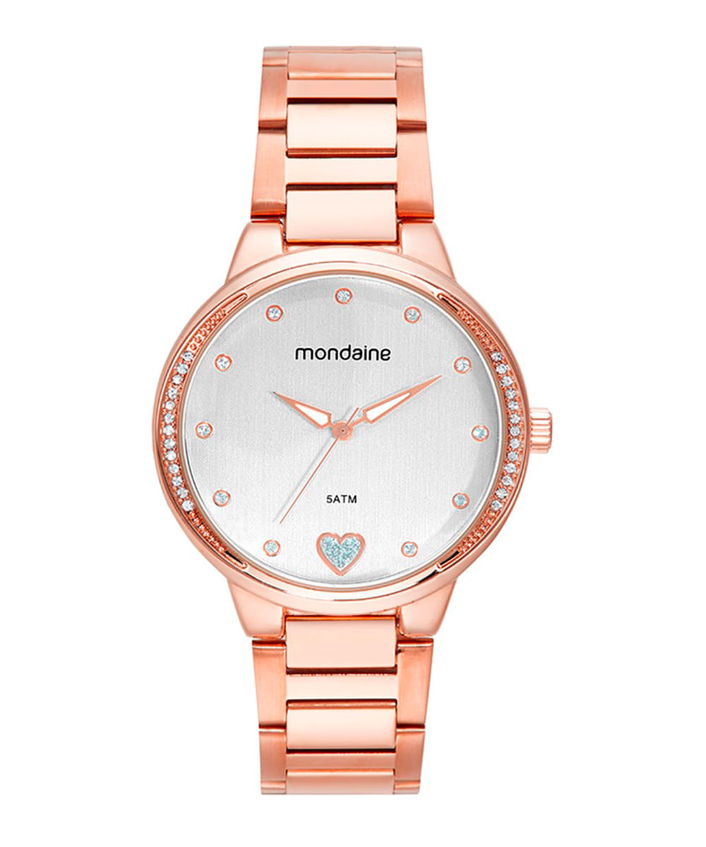 relógio mondaine analógico 32776lpmkre3k1 rosa