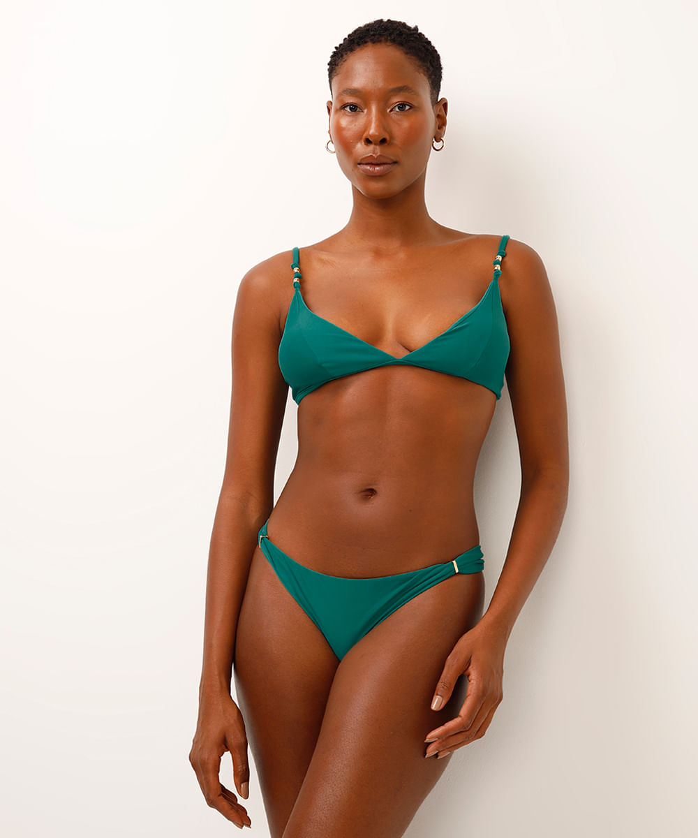 biquíni calcinha tanga verde