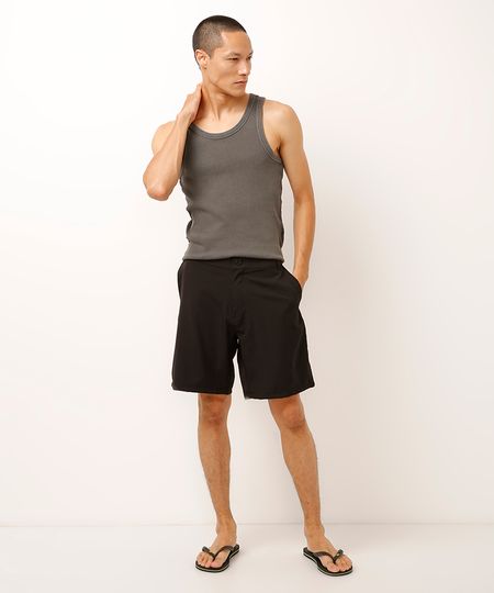 short boardshort reto preto 48