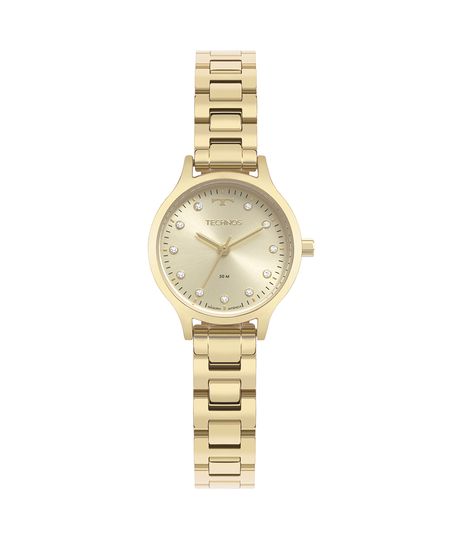 relógio technos analógico gl32aj 1x dourado UNICO