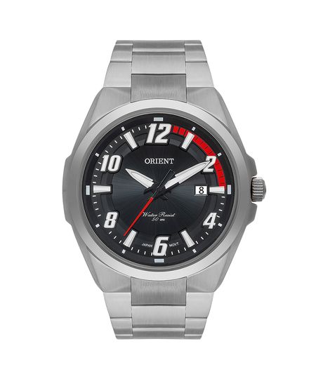 relógio orient analógico calendário mbss1424 p2sx prateado UNICO relógio orient analógico calendário mbss1424 p2sx prateado UNICO