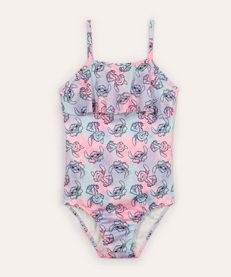 maiô infantil stitch com babado colorido 14 maiô infantil stitch com babado colorido 14