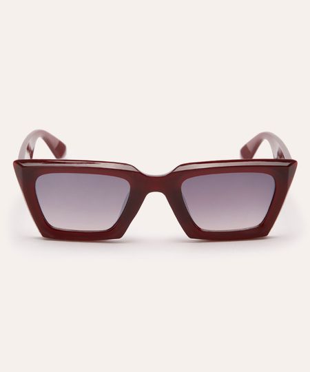 óculos de sol quadrado vinho UNICO óculos de sol quadrado vinho UNICO