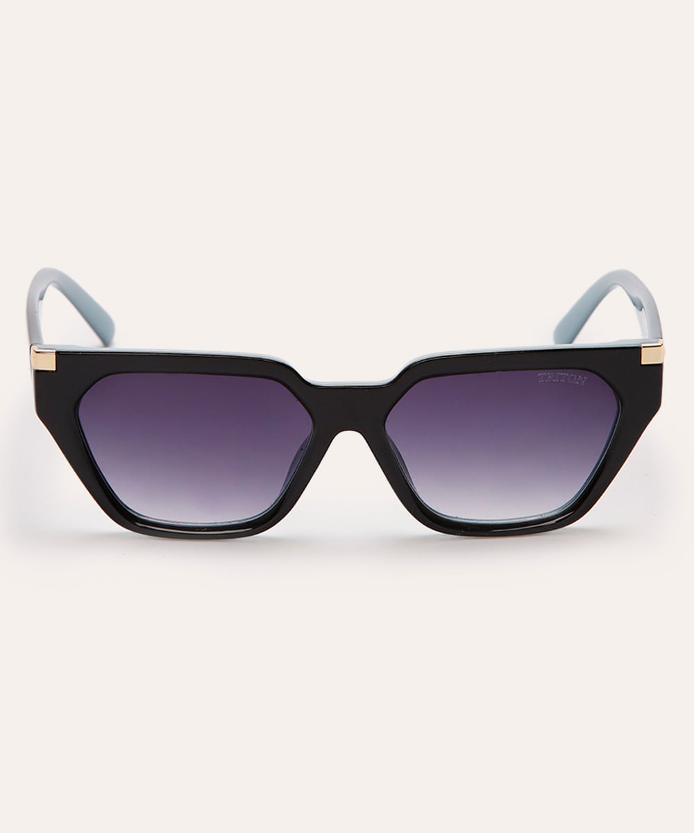óculos de sol gatinho triton preto