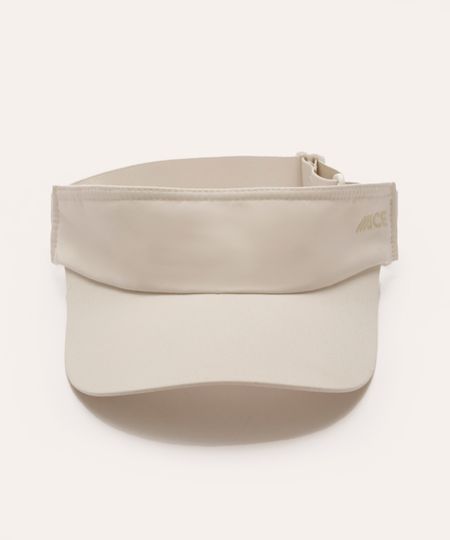 viseira esportiva ace aba curva off white UNICO