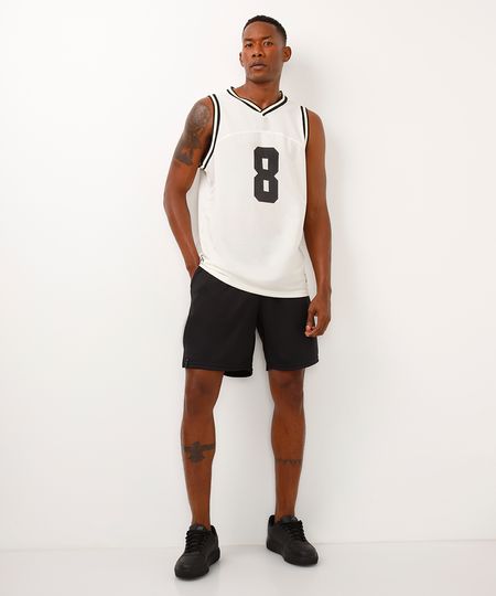 bermuda esportiva ace cós com cordão preta G