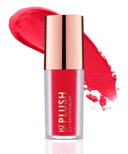 batom e blush bruna tavares plush ruby vermelho UNICO batom e blush bruna tavares plush ruby vermelho UNICO