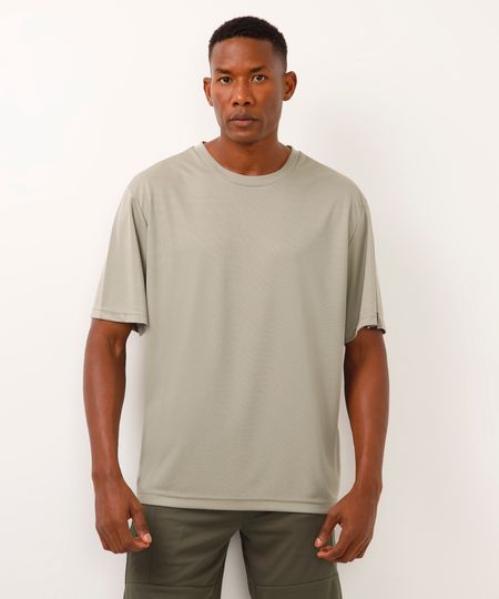 camiseta esportiva ace oversized verde P