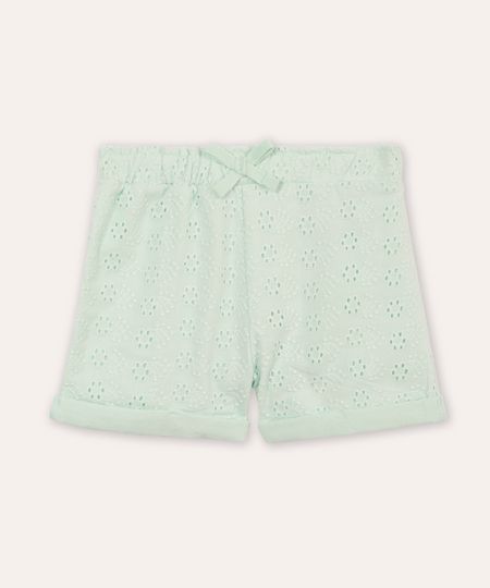 short de laise infantil floral azul 12-18 short de laise infantil floral azul 12-18