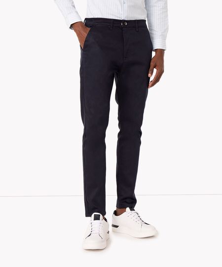 calça chino carrot de alfaiataria masculina azul 38 calça chino carrot de alfaiataria masculina azul 38