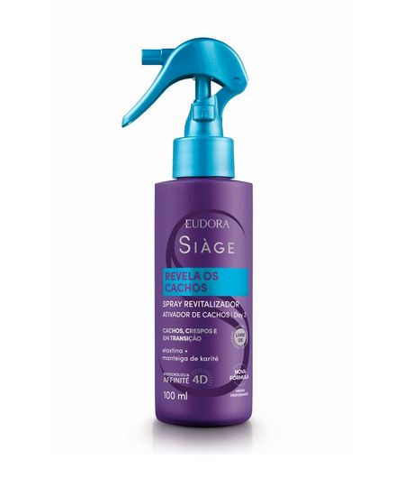 finalizador eudora siáge spray revitalizador revela os cachos 100 ML finalizador eudora siáge spray revitalizador revela os cachos 100 ML