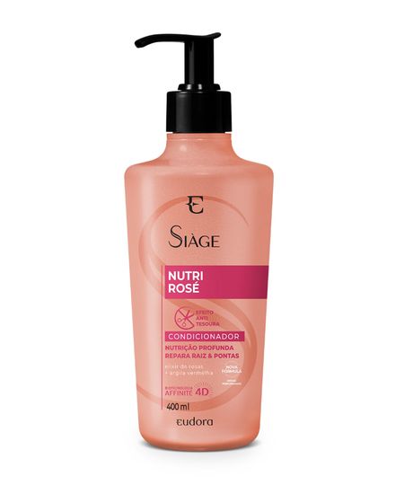condicionador eudora siáge nutri rosé 400ml 400 ML condicionador eudora siáge nutri rosé 400ml 400 ML