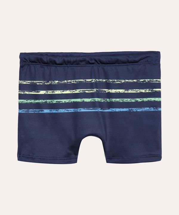 sunga infantil boxer listrada azul 10