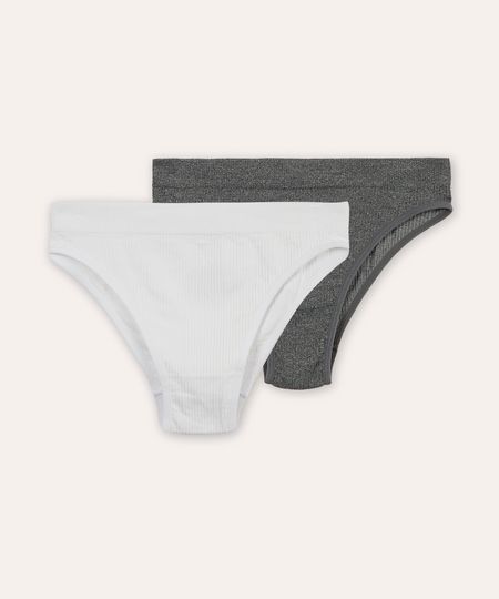 kit de 2 calcinhas delrio biquíni colorida G kit de 2 calcinhas delrio biquíni colorida G