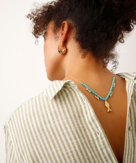 colar corrente peixinho dourado UNICO colar corrente peixinho dourado UNICO