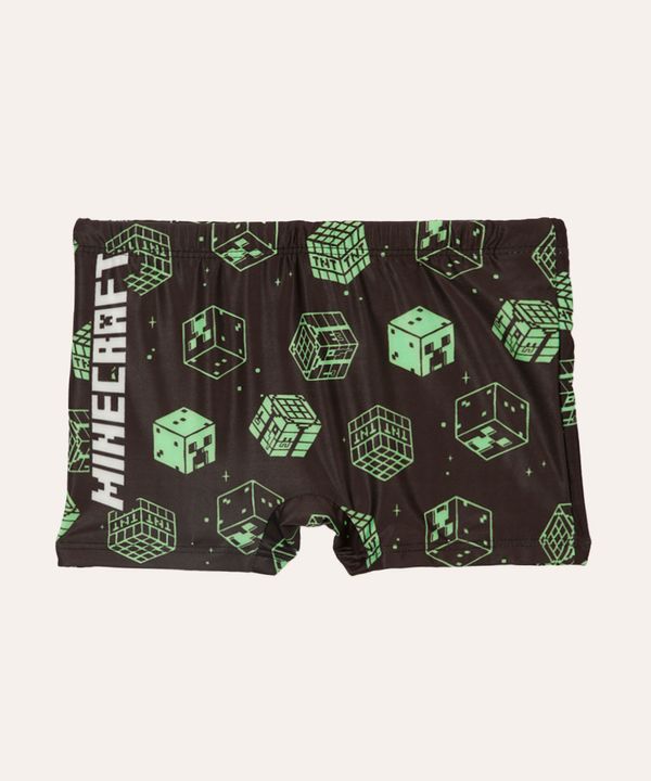 sunga boxer infantil minecraft colorida 14
