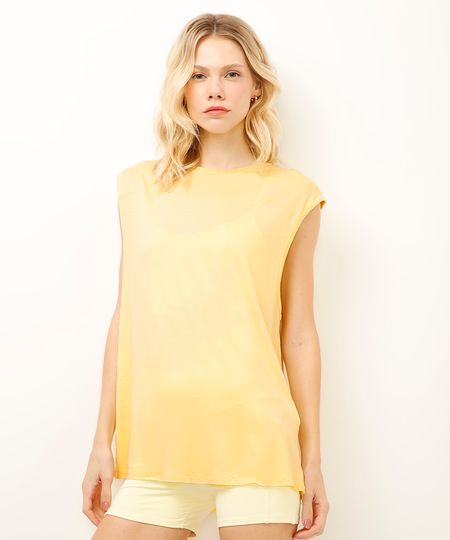 regata esportiva ace oversized amarela G