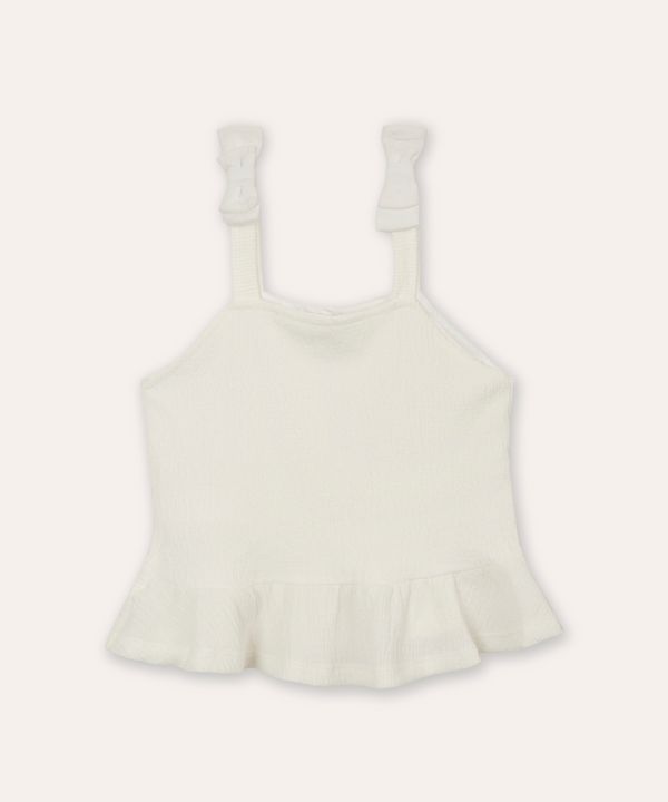 regata peplum infantil com lacinho off white 8