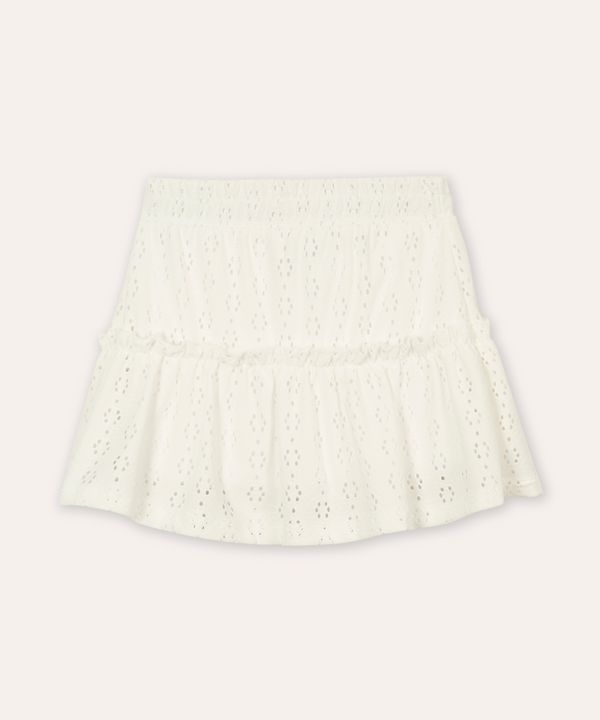 saia de laise infantil floral off white 4