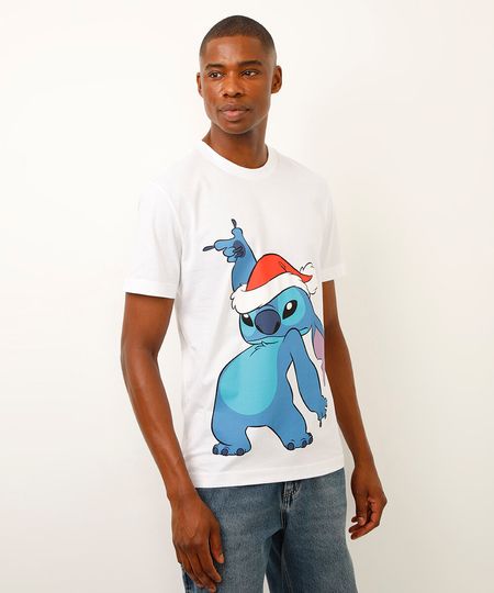 camiseta comfort de algodão stitch off white GG camiseta comfort de algodão stitch off white GG