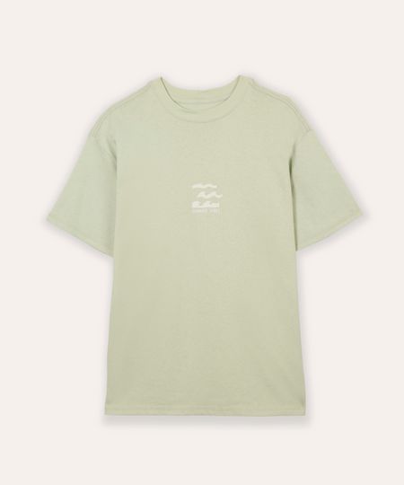 camiseta de algodão juvenil summer vibes verde 10