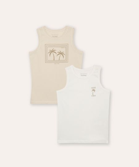 kit de 2 regatas infantis good vibes colorida 4 kit de 2 regatas infantis good vibes colorida 4