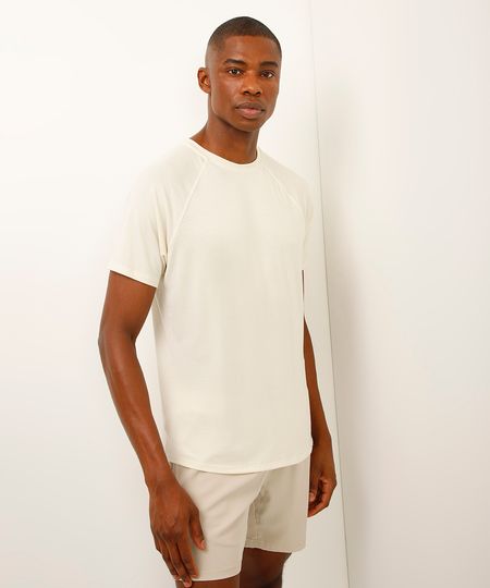 camiseta raglan esportiva ace cinza P camiseta raglan esportiva ace cinza P