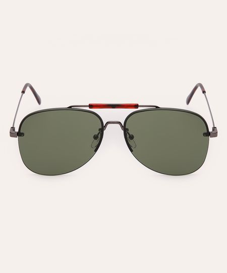 óculos de sol aviador triton preto UNICO