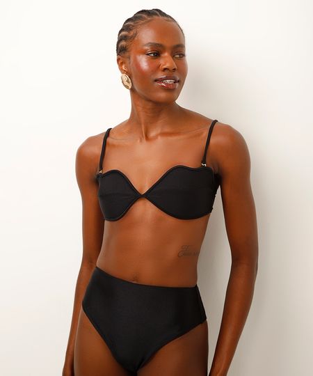 biquíni top boca preto PP biquíni top boca preto PP