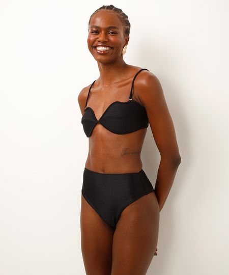 biquíni calcinha hot pant preto PP biquíni calcinha hot pant preto PP