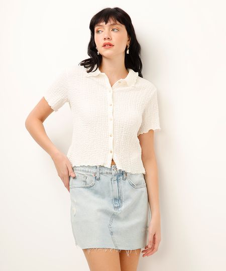 minissaia jeans destroyed azul 38 minissaia jeans destroyed azul 38