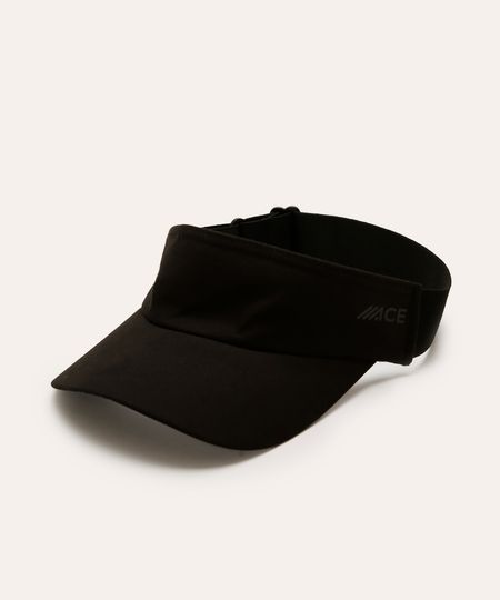 viseira esportiva ace aba curva preta UNICO