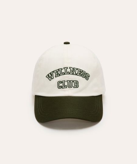 boné aba curva wellness club off white UNICO