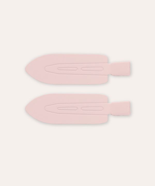 kit de 2 presilhas de cabelo clips infantis rosa UNICO