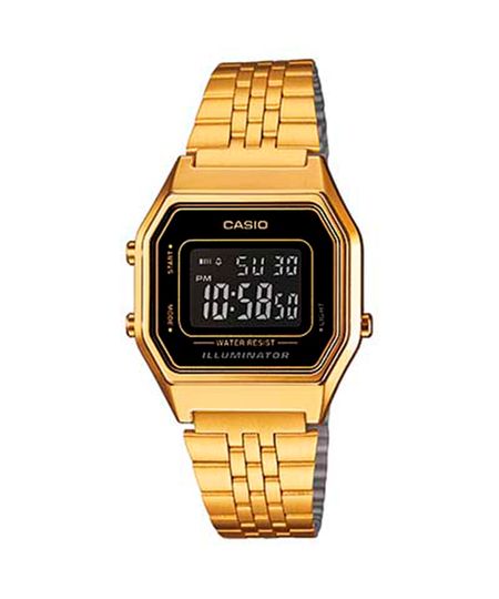 relógio casio digital la680wga1bdf dourado UNICO