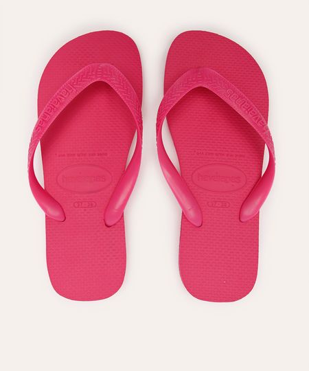 chinelo havaianas top rosa 35-36