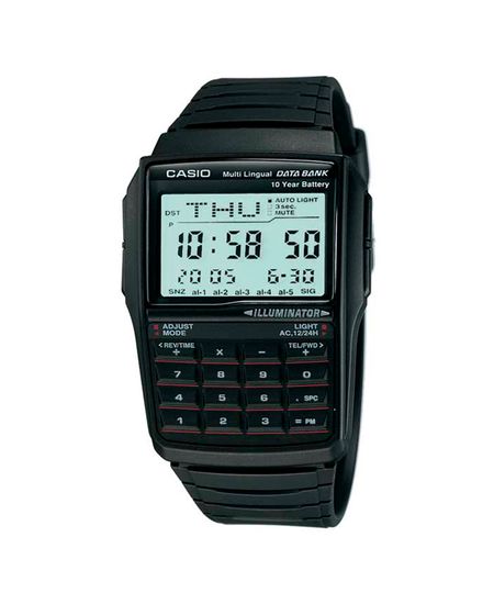 relógio digital masculino casio dbc321adf preto UNICO
