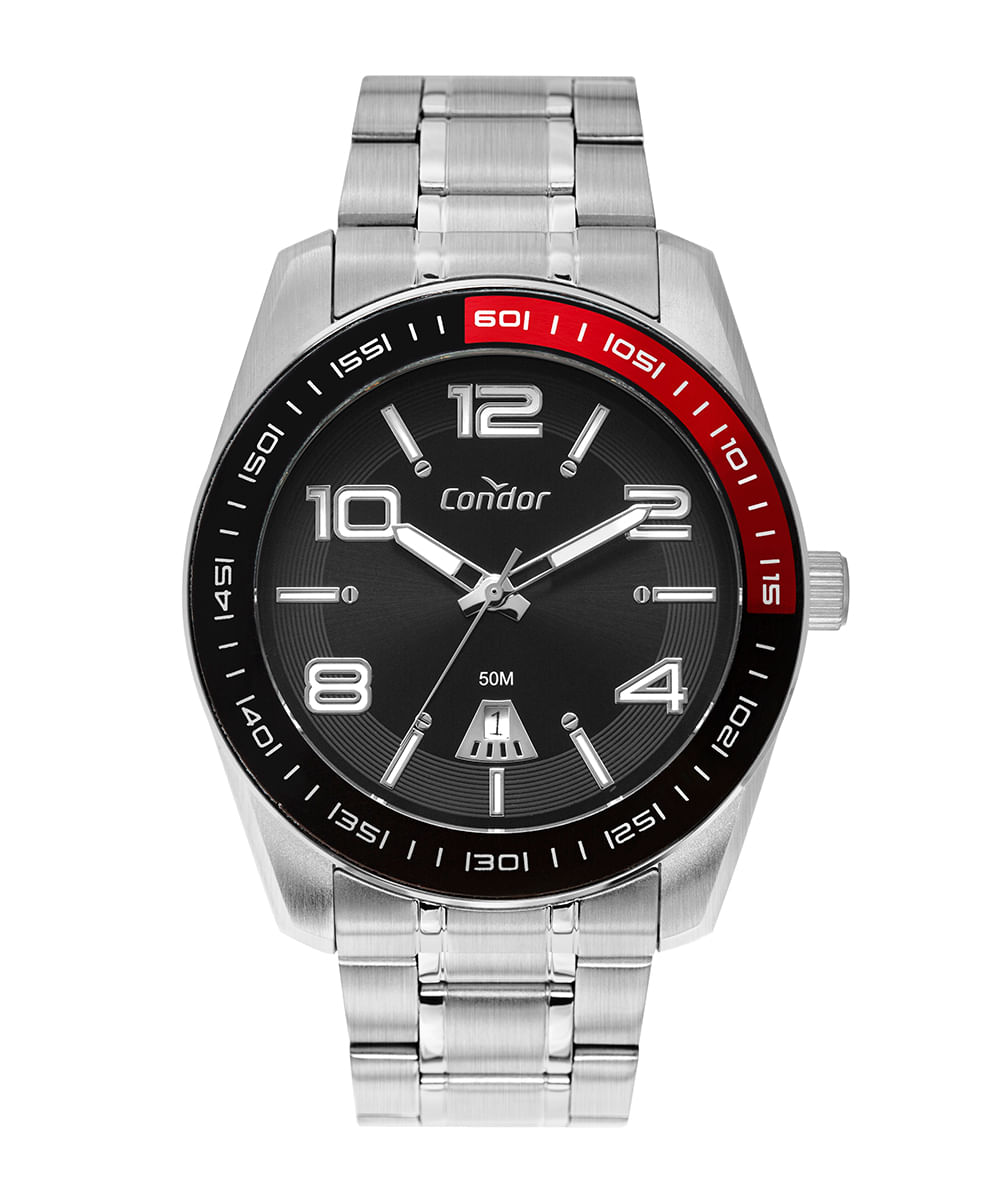 relógio masculino condor co2115mzyk4p prateado