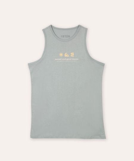 regata juvenil de algodão sunset azul 10 regata juvenil de algodão sunset azul 10