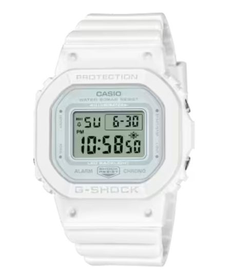 relógio g-shock casio feminino digital gmd-s5600ba-7dr branco UNICO